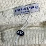 Aelfric Eden NWT  Oversized Ivory Cable Knit Fisherman Sweater Size Large Photo 7