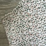 Pact White Pink Green Floral Sleeveless Knee Length Skater Dress Size L Spring Size L Photo 7