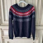 Weatherproof Women’s Black & Red  Vintage 1948 Long Sleeve Winter Sweater Sz S Photo 2