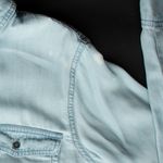 Buffalo David Bitton Button-Down Chambray Shirt Blue Womens Small Photo 7