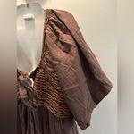 Free People Easy to Love Bubble Mini Dress size XL perfect for Fall Photo 7