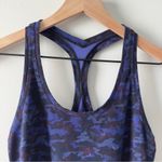 Lululemon Cool Racerback II in Mini Hounds Camo Emperor Blue Black Tank Top Yoga Photo 4