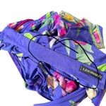 Leonard Fashion Silk Floral Mock Neck Dress Orchid Print Batwing Sleeves Women S Photo 9