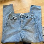 DENIM FORUM The Boyfriend High Rise Loose Jeans Size 28 Blue Photo 1