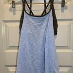Xersion Blue/Grey Built In Bra Fitted Active Tank size M Photo 0