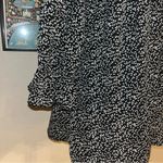 Missguided  black and white smocked long sleeve dress, size 4 Photo 2