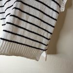 Evereve Stevie Pullover Black White Knit Size Small Photo 4