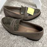Hotter NWT snakeskin Crimdon Comfort Concept loafers. Taupe & brown sz 7 US Tan Photo 1