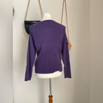 Harley Davidson Harley-Davidson Purple Knit Mock Turtleneck Sweater, Size Large Photo 1