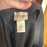 Chico's Chico’s Black Faux Leather Knee Length Skirt Size 14 (2.5) Photo 4