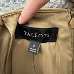 Talbots NWT Wool Pencil Skirt Tan Academia Preppy Retro Career Lined Women's 8 Photo 4