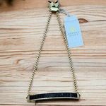 Kendra Scott NWT! Jack Adjustable Chain Bracelet in Black Spinel Photo 0