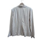 LC Lauren Conrad Tan Linen Blend Notch Lapel Pocket Double Breasted Blazer Large Photo 2