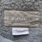 Everlane Sweatshirt ReNew Fleece Raglan Long Sleeve Crewneck Smoke Light Blue M Photo 8