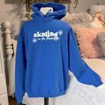 Blue Skating in the Park Hoodie Size XL Photo 0