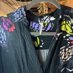 Free People  Colorful Butterfly Print Tunic Photo 4