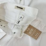 Madewell Kick Out Crop Jeans Pure White Stretch Mid Rise Flare Denim US 25 NWT Photo 12