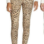 J. McLaughlin  Baxter Cheetah Leopard Skinny Zipper Pants Size 0 Photo 0