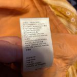 Urban Outfitters  Floral Striped Cropped Shirt Size Medium Tie Back Coquette Photo 6