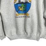 Hanes Vintage Womens Sz L Gray Underwater Recovery Team Sweatshirt Made In USA Photo 2