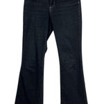 Banana Republic  High Rise Flare Jeans Womens 28 Dark Wash Blue Denim Stretch Photo 0