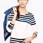 J.Crew striped knit 3/4 sleeve nautical sweater top size XS Photo 1