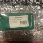 Tipsy Elves  Sequin Women’s Silver Large Leggings NWT Photo 2