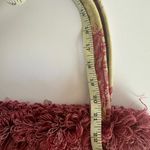 Millie Bags Yellow Pink vintage y2k fringe fabric purse, unique handbag Photo 9