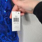 B. Darlin Womens Royal Blue Sequin Sleeveless Formal Mini Dress Size 15/16 Photo 8