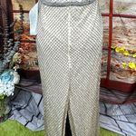 Mac Duggal  Beaded Butterfly Sleeve Column Gown - Nude Silver - size 8 Photo 11