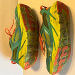 Hoka One One Womens Size 9 Shoes Clifton 1 Athletic Aqua Coral *FLAWED THRASHED Photo 12