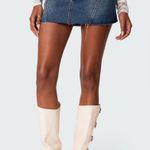 Edikted  Mini Denim Skirt Photo 0