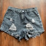 SheIn Black Jean Shorts Photo 1