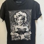 Marilyn Monroe BLACK GRAPHIC SHIRT SMALL (L6) Photo 0