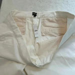 J.Crew Kate Straight Leg Pant Bi-Stretch Cotton Blend Ivory Size 24 BF401 New Photo 5