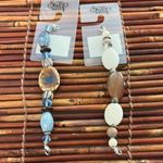 Swap Watch Bands Blue and Cream Bohemian Bracelet set of two Photo 0