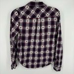 Paige  Mya Plaid Aztec Button Down Shirt Size Medium‎ Cabin Outdoor Photo 7