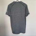 Adidas  Freelift Mens Gray Athletic Short Sleeve‎ Top Shirt Size M Sporty Gym Photo 2