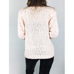 Vintage Abstract Motif Bouclé Knit Sweater | Size M/L White Size L Photo 9