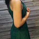 Nicole Miller Green Lace Cocktail Dress- Hoco Photo 1