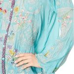 Johnny Was heavily embroidered “Albee” blouse NWT Photo 11