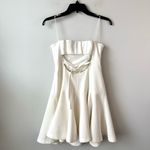 Cinq A Sept Arleen Strapless Mini Dress Ivory 4‎ White Photo 8