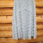 Mac Duggal  8055 High Neck Ruffle Short Sleeve Tiered A Line Dress Photo 9