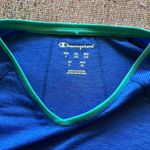 Champion  Blue and Mint Green Sweatshirt SZ L Athletic Longsleeve Performance Top Photo 9