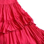 Free People Strapless Tiered Smocked Top Dress Flowy Midi Length Size Small Photo 7