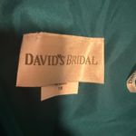 David's Bridal Bluish Green Embellished Mini Top Photo 4