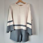 Lucca Couture LUCCA Cream and Gray Jumpsuit KNITTED 
NAVY - Photo 1