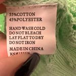 Downtown Coalition Mint Green Knit Top with Gold Accents Size M Photo 5