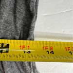 Loft  rayon M gray midi dress sleeveless ruffle office casual travel vacation Photo 7