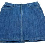 Eddie Bauer Jean Skirt Medium Wash - Size 12 Photo 0